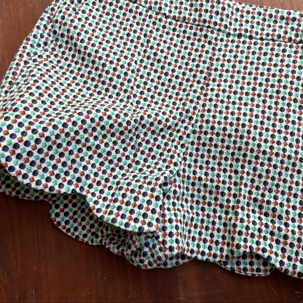 Fun Anthropologie Georgie Scalloped Hem Shorts, Size 4
